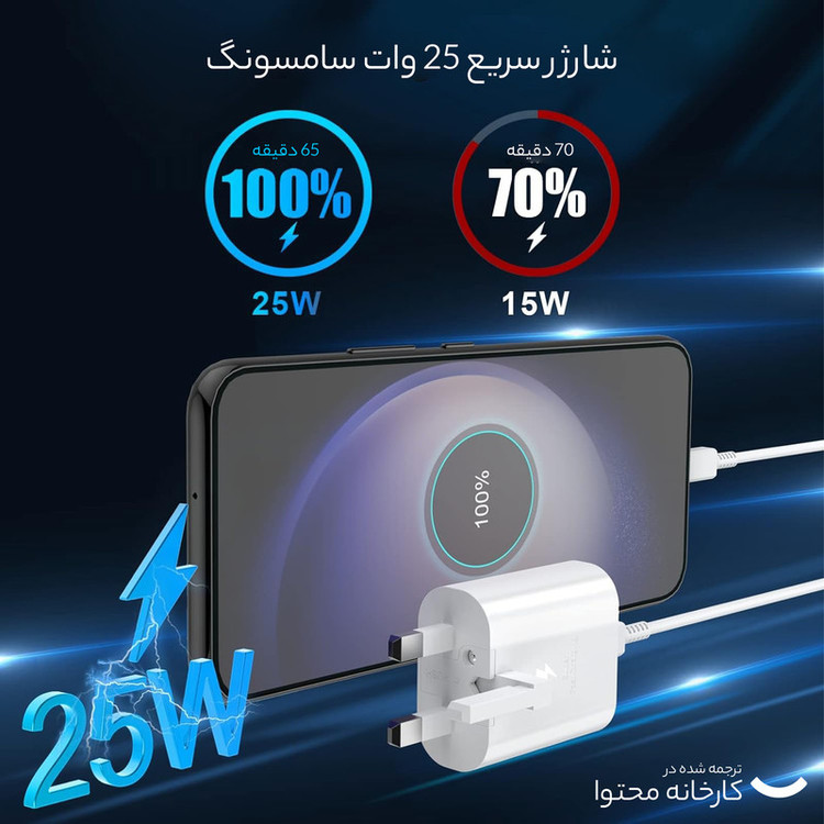 شارژر دیواری 25 وات سامسونگ مدل (ORG2025)