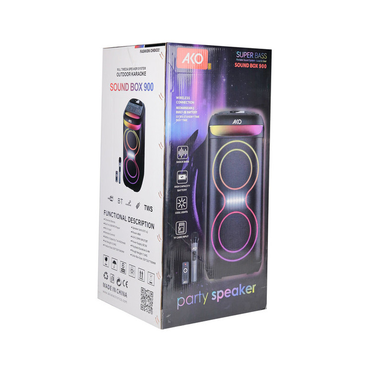 اسپیکر بلوتوثی قابل حمل آکو مدل sound box 900