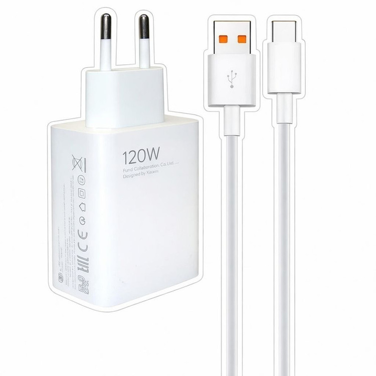 شارژر دیواری 120 وات اصلی به همراه کابل USB-C