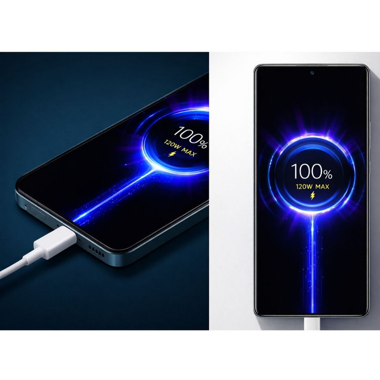 شارژر دیواری 120 وات اصلی به همراه کابل USB-C